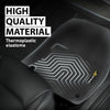 G-PLUS Floor Mats 3PCS Compatible with Honda CRV 2023 2024 2025(Include Hybird), TPE All Weather Full Cover Protection 3 Piece Black