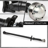 G-PLUS Rear Drive shaft Driveshaft Assembly Compatible with Ford Explorer Sport Trac 2007-2010 V6 4.0L, V8 4.6L Crew Cab Pickup 4WD Black