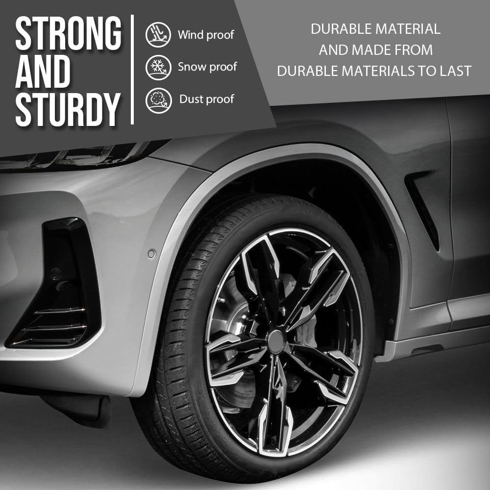 G-PLUS Front Fender Liner Compatible with BMW X4 (submodel: M40i, xDrive30i) / X3 sDrive30i 2019-2024 Fit BMW X3 (submodel: M40i, xDrive30i) 2018-2024 51717445681, BM1248159 Black