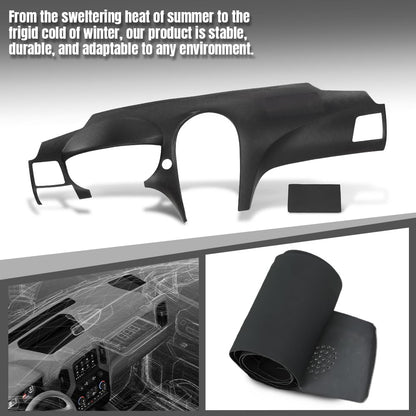 G-PLUS TPE Dash Cover Dashboard Compatible with LX ES350 2007 2008 2009 2010 2011 2012 Dash Cover PanelBlack