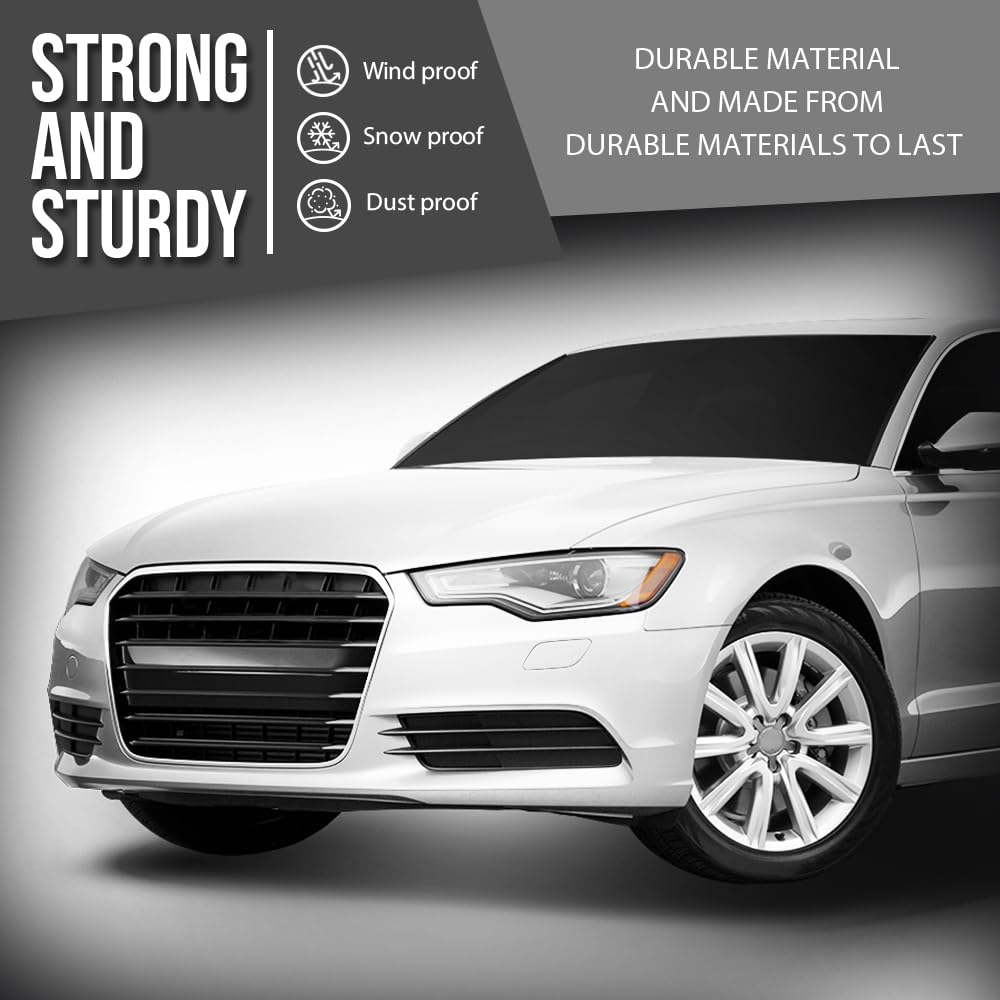 G-PLUS Front Bumper Cover Lower Splash Shield Mud Guard Compatible with Audi A6 & A6 Quattro 2012 2013 2014 2015 4G0807611, AU1228138 Black