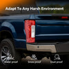 G-PLUS Rear Left Tail Light Assembly w/o Bulbs Compatible with Ford F250 F350 Super Duty 2017 2018 2019, Left Driver Side Rear Lamp Assembly, Red Lens Chrome Housing, FO2800256