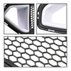 G-PLUS Front Hood Bumper Upper Grille Triangle LED DRL Strip Mesh Styling Compatible With Ford Mustang 2018-2020 (not fit Shelby GT500 models)
