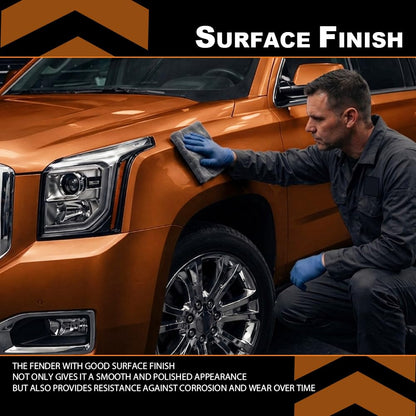 G-PLUS Front Left Driver Side Fender Compatible with GMC Yukon/Yukon XL(submodel: Denali, SLE, SLT) 2015-2020 Black
