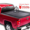 G-PLUS T4 Four-Fold Hard Lock 8Ft Truck Tonneau Cover Compatible with 1999-2007 Chevy Silverado/GMC Sierra | ONLY Fits Classic Body Style | 8'Long Bed Black