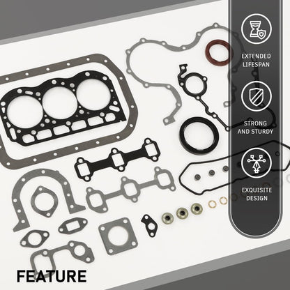 G-PLUS Engine Gasket Set Compatible with Briggs & Stratton 825527/Fit Daihatsu DM950 DM950D/Fit Toro 107-9906