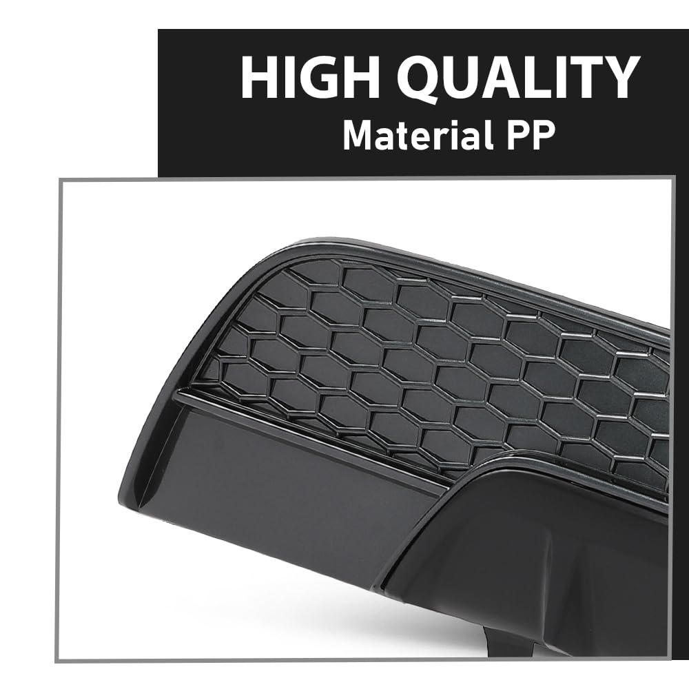 G-PLUS Rear Bumper Valance Cover Compatible with Toyota Corolla SE XSE 2020-2022 5216902071, 5216902070,52453-02900 Black