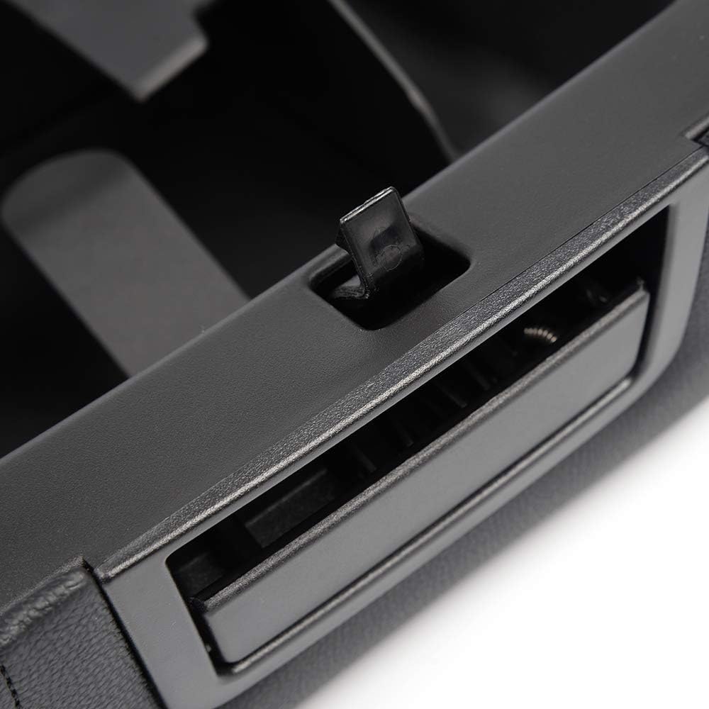 G-PLUS Leather Center Console Lid Cover Pad Compatible with Ford F150 2004 2005 2006 2007 2008 Pickup Truck 5L3Z1506024AAC (Only Fits Models with Floor Shift)