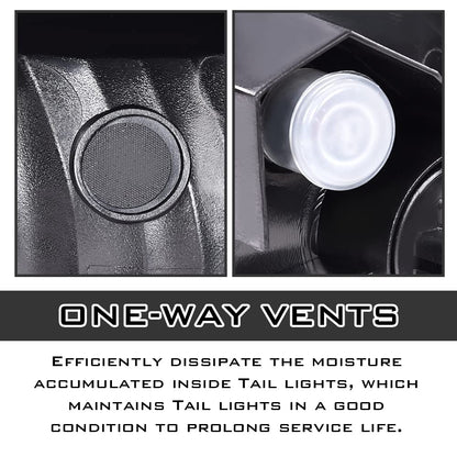 G-PLUS Rear Left Tail Light Assembly Compatible with Toyota Tacoma 2016-2023 Left Driver Side Rear Brake Lamp, Red Lens Clear Housing, 8156004170 8155004170