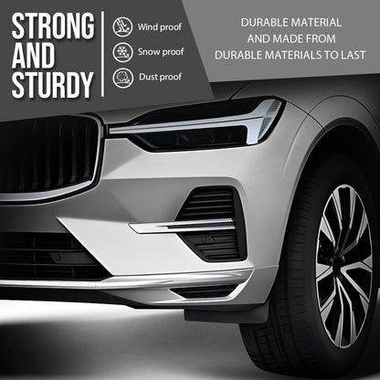 G-PLUS Front Bumper Molding Trim Cover Right & Left Compatible with Volvo XC60 2022 2023 2024 32227905, 32227906 Silver