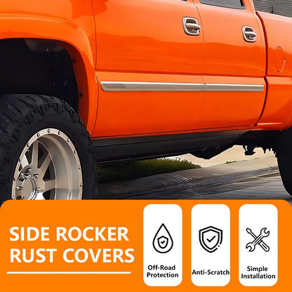 G-PLUS Rocker Rust Covers Compatible with Chevy Avalanche Suburban Tahoe/GMC Yukon Yukon XL 2001-2006, Fit Chevy GMC 1500 2500 3500 Reg, Ext, and Crew 1999-2006