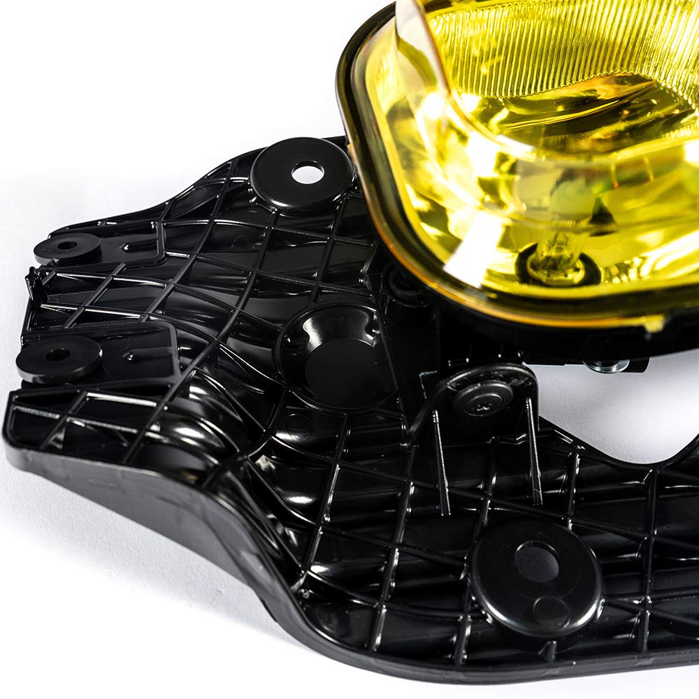 G-PLUS Fog Lights Kit Compatible With 2011-2015 Ford F250 F350 F450 F550 Superduty,Driving Fog Lamps Wiring & Bezel Kit (Yellow Lens) neblineros para autos delantero faros antiniebla