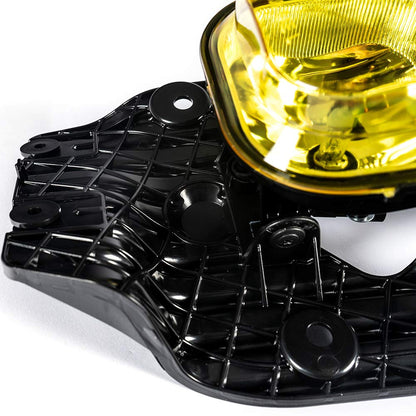 G-PLUS Fog Lights Kit Compatible With 2011-2015 Ford F250 F350 F450 F550 Superduty,Driving Fog Lamps Wiring & Bezel Kit (Yellow Lens) neblineros para autos delantero faros antiniebla