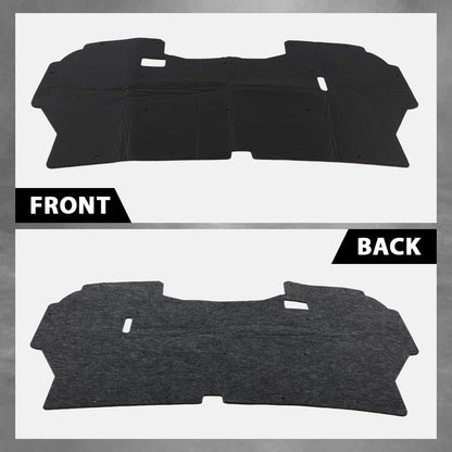 G-PLUS Hood Insulation Pad Truck Under w/Clips Compatible with Ford F150 1992-1996/Fit Ford F250 F350 1992-1997
