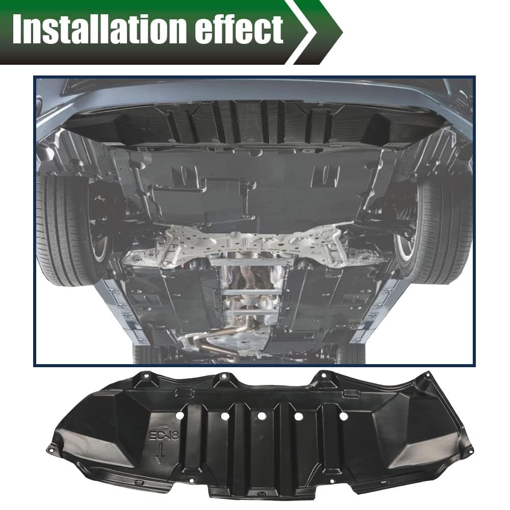 G-PLUS Front Engine Splash Shield Under Cover Compatible with Toyota Corolla 2009 2010 2011 2012 2013 5145102040 TO1228148