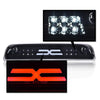 G-PLUS LED 3rd Brake Light Compatible with Chevy Silverado 2014-2020/Fit GMC Sierra 2014-2020 X Type Led Bar High Mount Stop Light Rear Tail Cargo Lamps Black Smoke Lens Black Housing