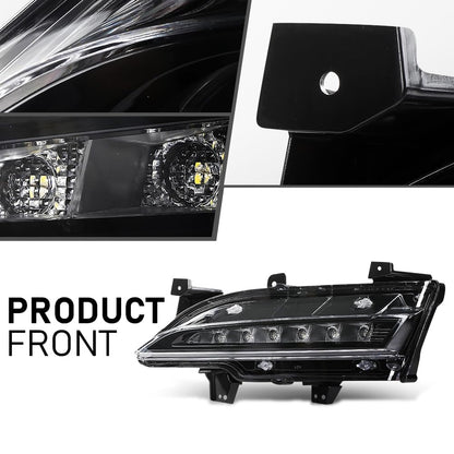 G-PLUS Pair LED Fog Lights Daytime Running Lamps, Compatible with Lincoln MKC 2015-2019, LH Driver & RH Passenger Side 2PCS, EJ7Z13200D, FO2562100