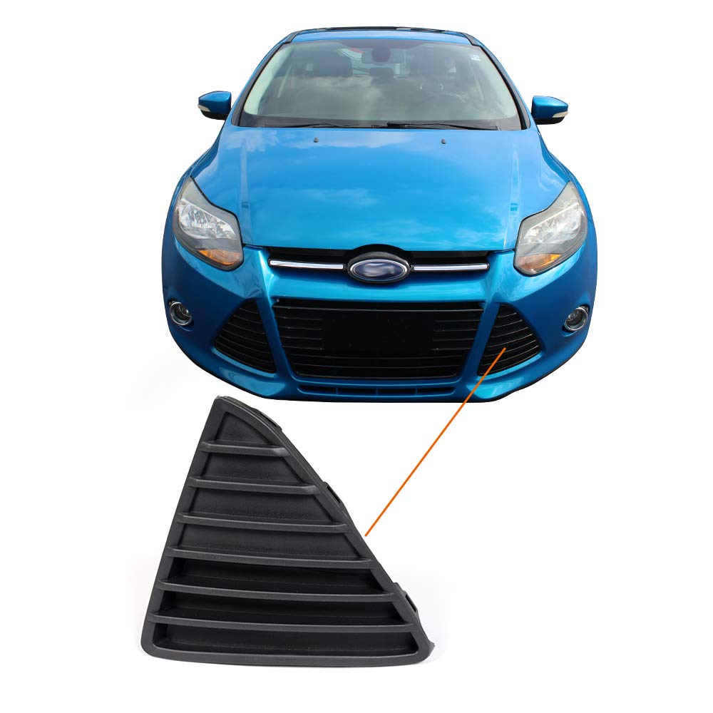 Replacement For Ford Focus 2012 2013 2014 Left Side Front Lower Bumper Side Vent Grill ABS Plastic Fog Light Cover Grille CP9Z-17K946-A FO1038114