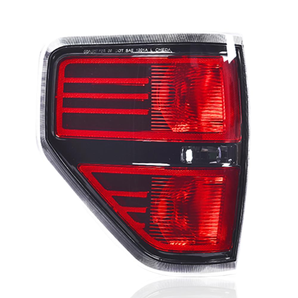 G-PLUS Pickup Rear Left Tail Light Compatible With 2009-2014 Ford F150 2/4 Door (Not Fit Flareside Models,Not Fit Ogriginal Model with LED Tail Lamp) Brake Lamps luces traseras, faros traserosAssembly