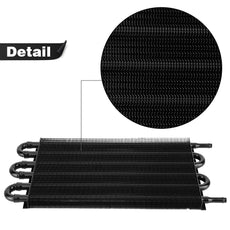 G-PLUS Oil Cooler Kit 6 Row AN6 Universal Engine Transmission With Hose Mounting Product Details