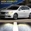 G-PLUS Headlights, Fit 2016-2018 Nissan Altima 4-Door Sedan,(Compatible w/o LED Halogen Headlight),Automotive Halogen Type Headlamps Chrome Housing,Driver Side(Left),faros delanteros