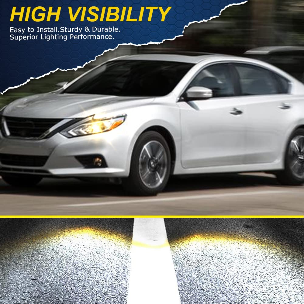 G-PLUS Headlights, Fit 2016-2018 Nissan Altima 4-Door Sedan,(Compatible w/o LED Halogen Headlight),Automotive Halogen Type Headlamps Chrome Housing,Driver Side(Left),faros delanteros