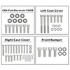 G-PLUS ATV Bolt Screw Kit Set 378 Piece Compatible with Yamaha Banshee 350 YFZ350 1987-2006 Polished Stainless Silver Color Iron