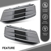 G-PLUS Pair Front Bumper Cover Grille Bezel Insert, Compatible with Audi Q5 2018-2022 Standard Version, LH Driver & RH Passenger 2PCS, 80A807679D, 80A807679DRU6