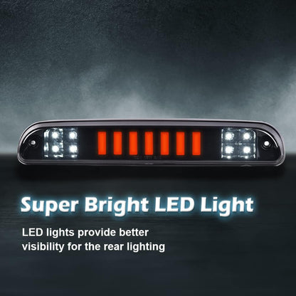 G-PLUS LED Third Brake Light Compatible with Ford Ranger 1993-2011/ Ford F250 F350 F450 F550 Super Duty 1999-2016/ Mazda B2300 B2500 B3000 B4000 1995-2003 High Mount Stop Light(I-Type)