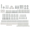 G-PLUS Small Block Stainless Steel Engine Bolt Kit Set Compatible with 265, 283, 302, 305, 327, 350, and 400 SB Chevy Engines w/Headers (NON-EFI)