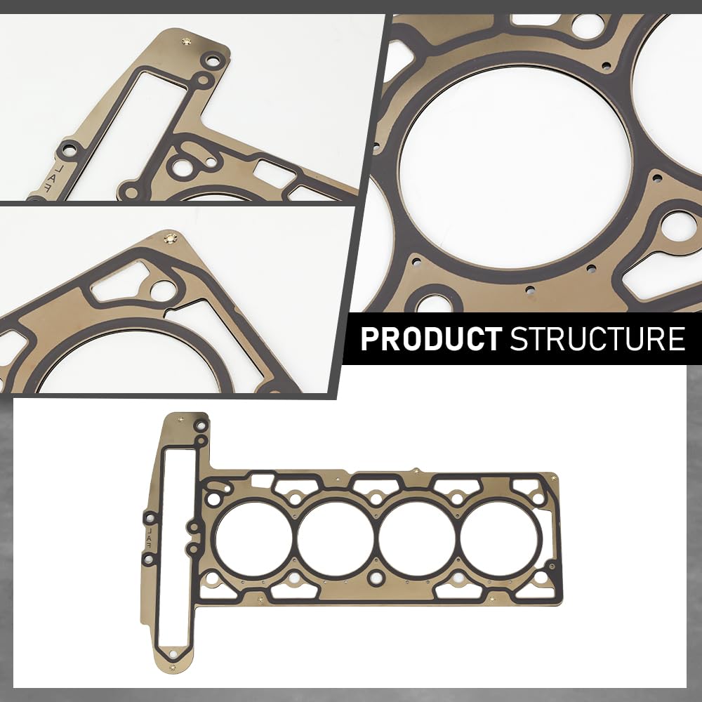 G-PLUS Head Gasket Set Compatible with Buick Allure Lacrosse Regal Verano 2.4L 2010-2017,Fit Chevy Captiva Sport Equinox Impala Malibu Orlando Terrain 2.4L 2010-2017 HS26517PT, HS54874