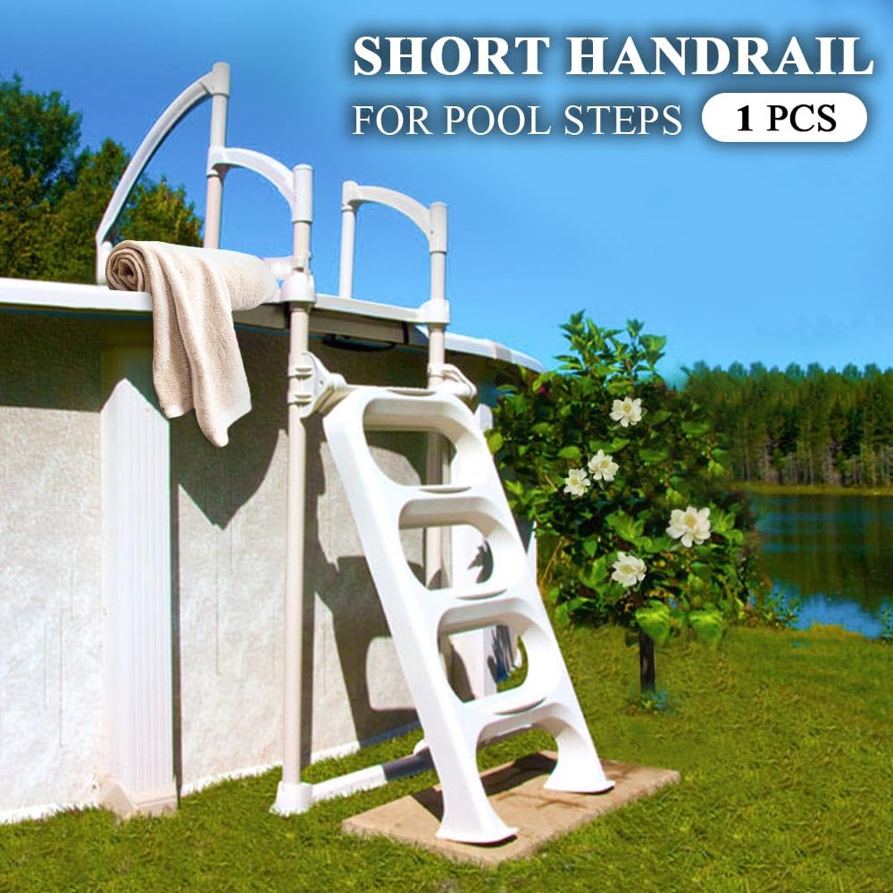 G-PLUS Short Handrail for Above Ground BiltMor Swimming Pool Step