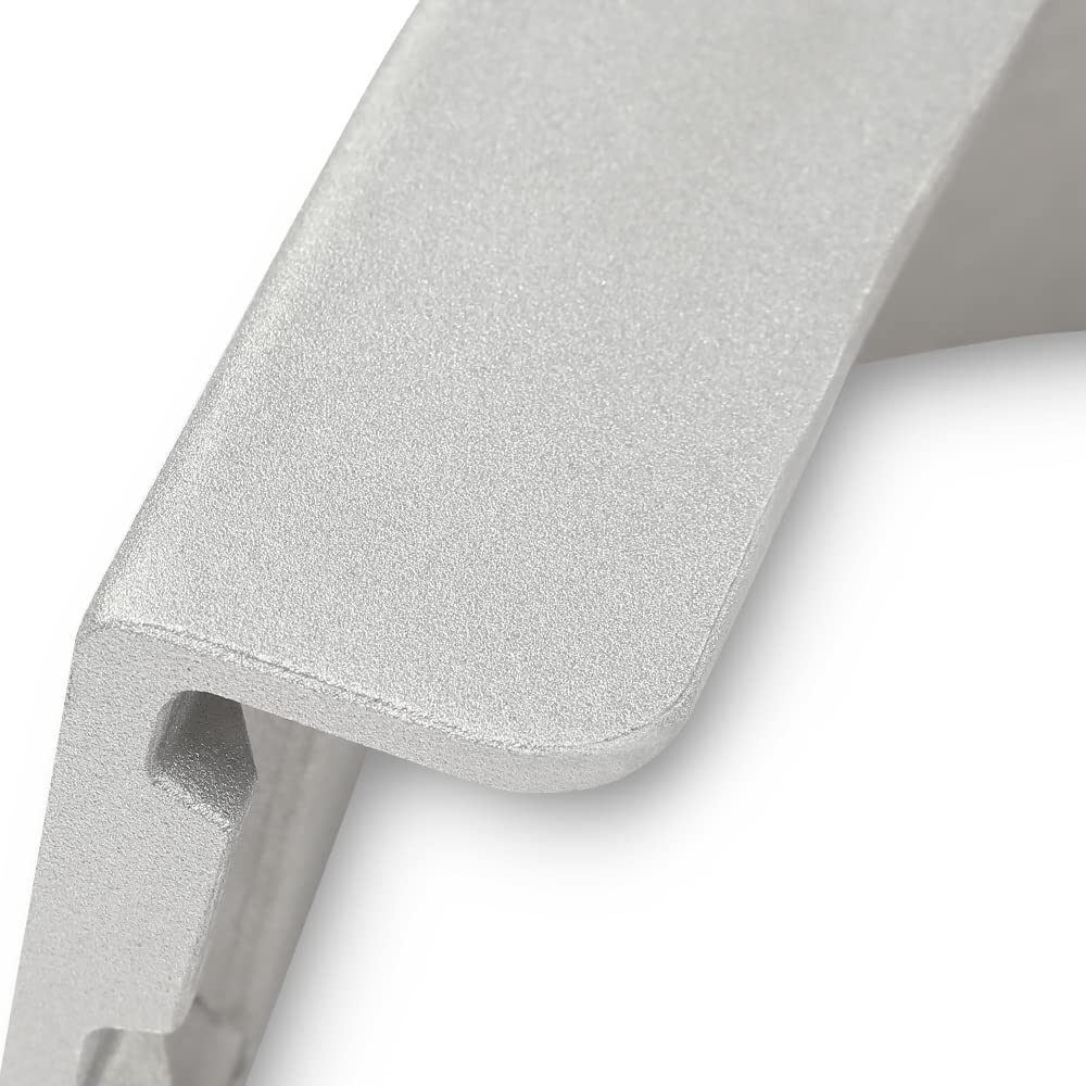 G-PLUS C-Shaped Aluminum Corner Cap Bracket Pontoon Boat Silver