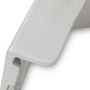 G-PLUS Silver Pontoon Boat Aluminum Corner Cap F-22 C-shaped 1-1/2 Inch 3-1/4 Inch Corner Cap Bracket