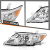 G-PLUS Headlight Assembly Front Headlamp Left Side Compatible with Toyota Camry Sedan 4-Door 2010-2011 TO2503195, TO2503195, 81150-06520, 81110-06520, 8111006500, TO2503191, 8115006500 White