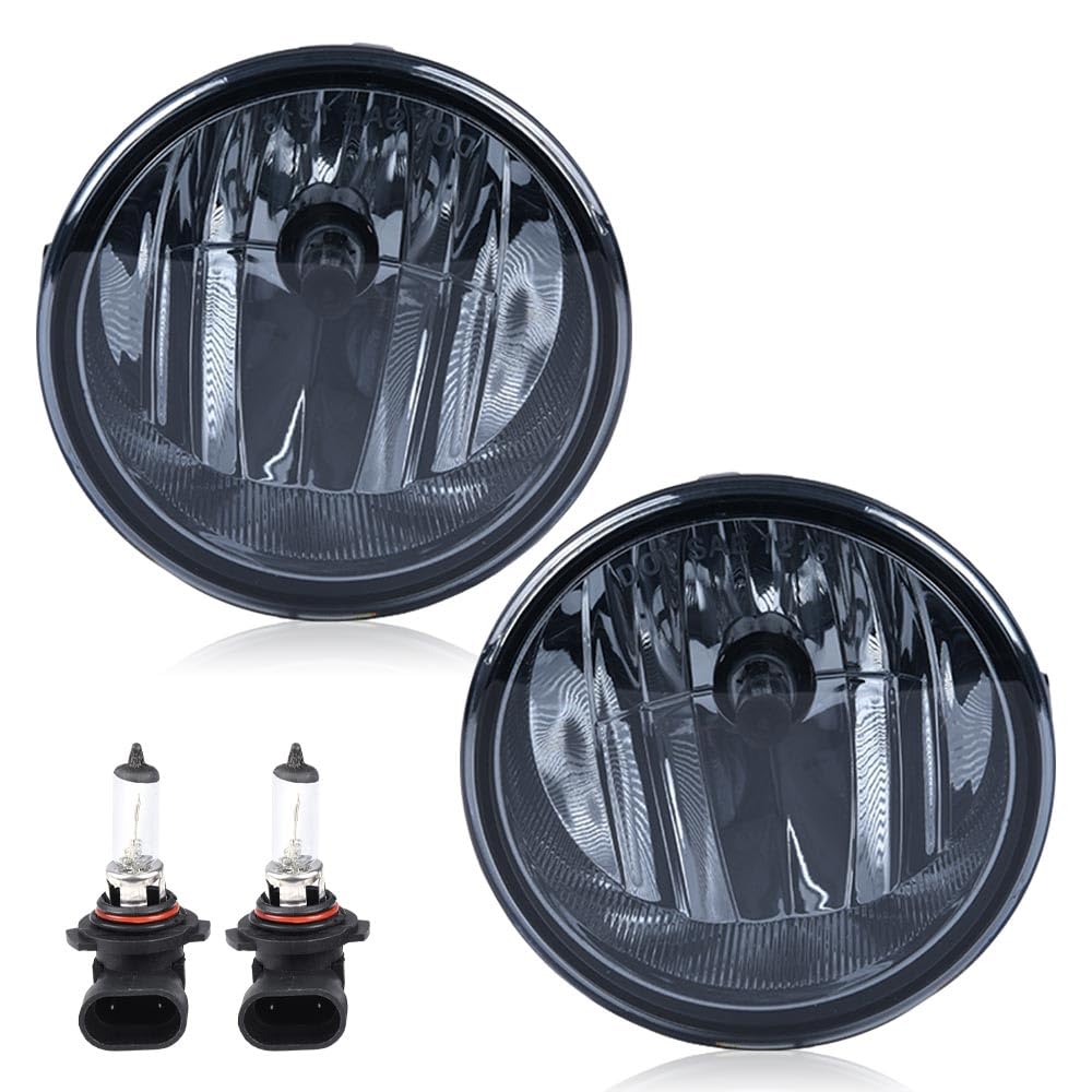 G-PLUS Front Fog Lights W/Bulb Pair Compatible with Ford F150 2006 2007 2008 2009 2010 AL3Z15200A, AL3Z15201A, FO2593220, FO2592220