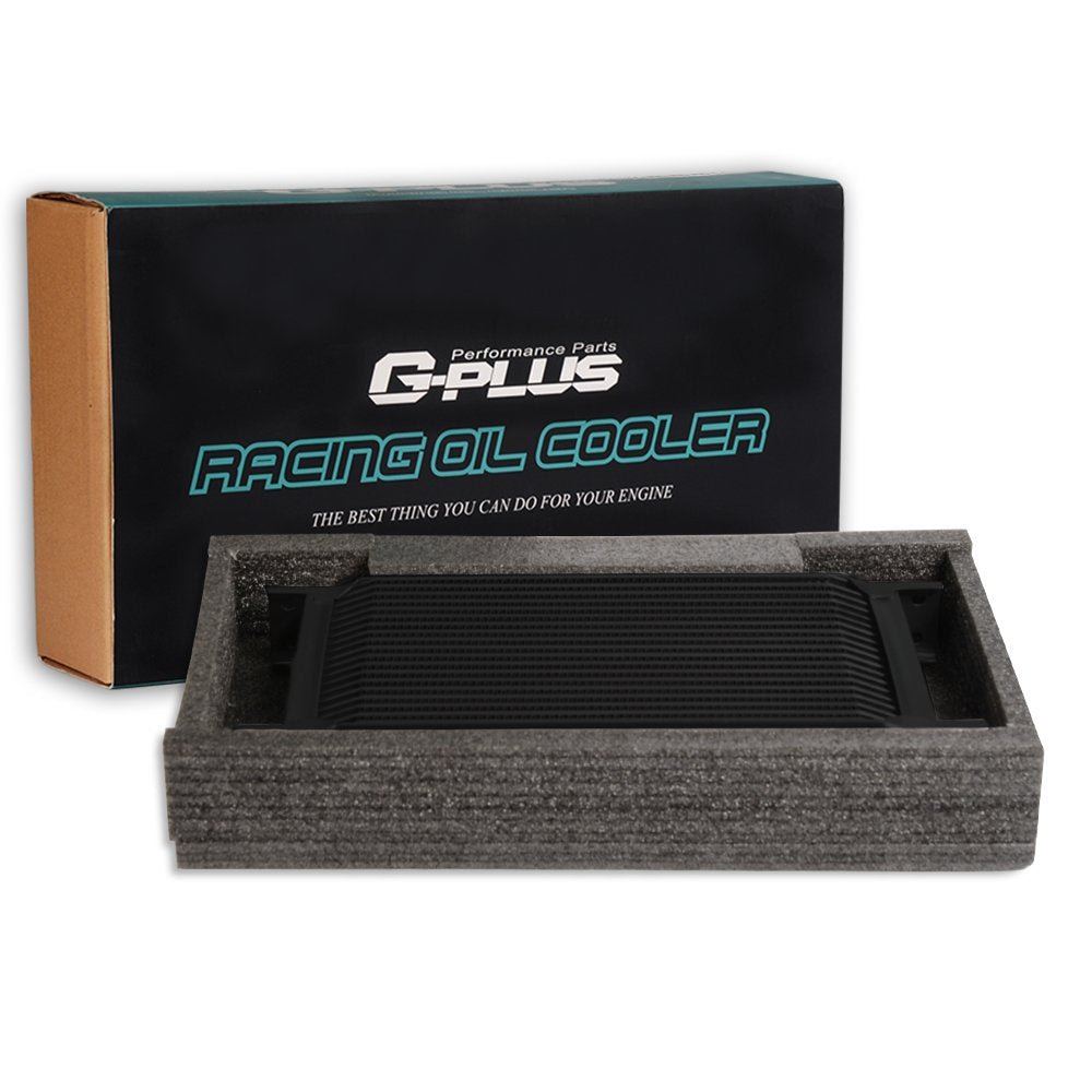 G-PLUS Oil Cooler Kit for Universal AN10 Oil Filter Relocation Silver Product Details
