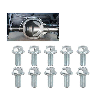 G-PLUS Bolt Rear End Cover Bolts Differential Fit Chevy Pontiac Oldsmobile and GMC 10 Silver