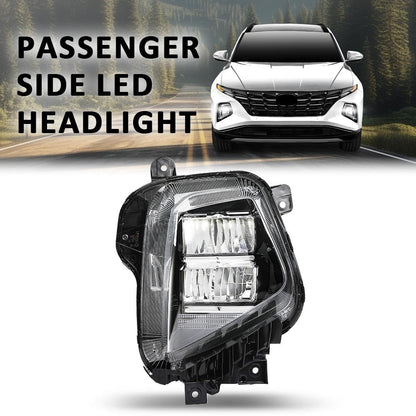 G-PLUS Right Side LED Headlight,Compatible with Hyundai Tucson 2022-2024,92102N9150, HY2503264 Black