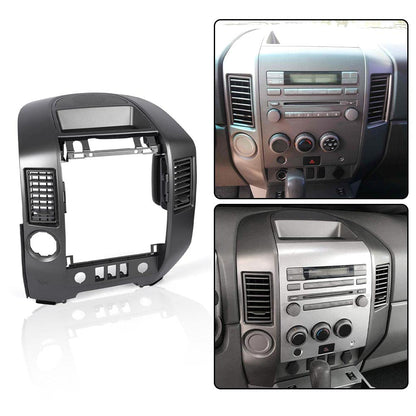 G-PLUS Center Dash Radio AC Bezel w/Speaker Bezel Compatible with 2004-2006 Nissan Titan/ 2005-2006 Nissan Armada/ 2004 Nissan Pathfinder Armada