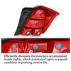 G-PLUS Tail Light Brake Lamp W/Bulbs Compatible with Chevy Trax 2013-2016/LS 2017-2019 GM2800272, 42599449 Red Lens Chrome Housing Left Driver Side Luces Traseras Rear Brake Lamps Assembly