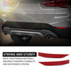 G-PLUS Pair Rear Bumper Reflector, Compatible with BMW X1 sDrive28i, xDrive28i 2.0L L4 - Gas 2017-2019/ X1 xDrive28i 2.0L L4 - Gas 2016, LH Driver & RH Passenger 2PCS, 61617355547, 61617355548