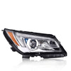 G-PLUS LED One Right Passenger Side Headlight Compatible with Buick LaCrosse 2014 2015 2016 DRL Headlamp w/Bulbs Halogen Clear Lens Chrome Housing Amber Reflector Bumper Headlamps,faros delanteros
