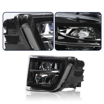 G-PLUS 2x Front Bumper Fog Lights Compatible with BMW 7er Facelift F01 / F02 LCI (ab Baujahr 07/2012) 63177311287, 63177311288 Fog Lamp Accessories neblineros para autos delantero faros antiniebla