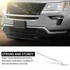 G-PLUS Lower Bumper Trim Moldings Left+Right+Center Front Compatible with Ford Explorer 2018-2019 JB5Z17E810AA, JB5Z17E811AB, JB5Z8419AB, FO1047107, FO1046107