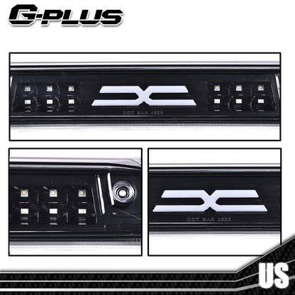 G-PLUS LED 3rd Third X Brake Light Rear Brake Stop Tail Light Compatible with 2015-2018 Colorado/Canyon GM25971002 52019397 High Mount Stop Light Third Tail Light
