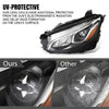 G-PLUS LED Headlight w/o AFS Left Driver Side Compatible with Benz GLC 2016 2017 2018 2019 Without AFS 2539061301 Black