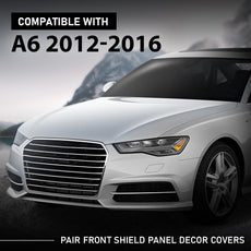 G-PLUS Splash Shield Covers for Audi A6 A7 S6 2012-2016 2PCS Front View