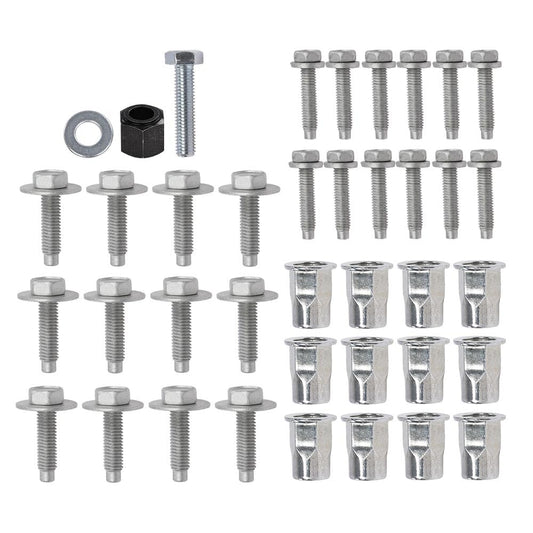 G-PLUS Tubular Side Step Hardware Kit Compatible with 2013-2019 Dodge RAM 1500 2500 3500/Fit 2014-2019 Dodge RAM 4500 5500 68193128AB