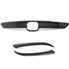 G-PLUS Carbon Fiber Front Bumper Lip Upper Grill Molding Trim Cover + 2Pcs Eyelid Cover Set, Compatible with Honda Accord 10th Gen Sedan 2018-2020, 3pcs